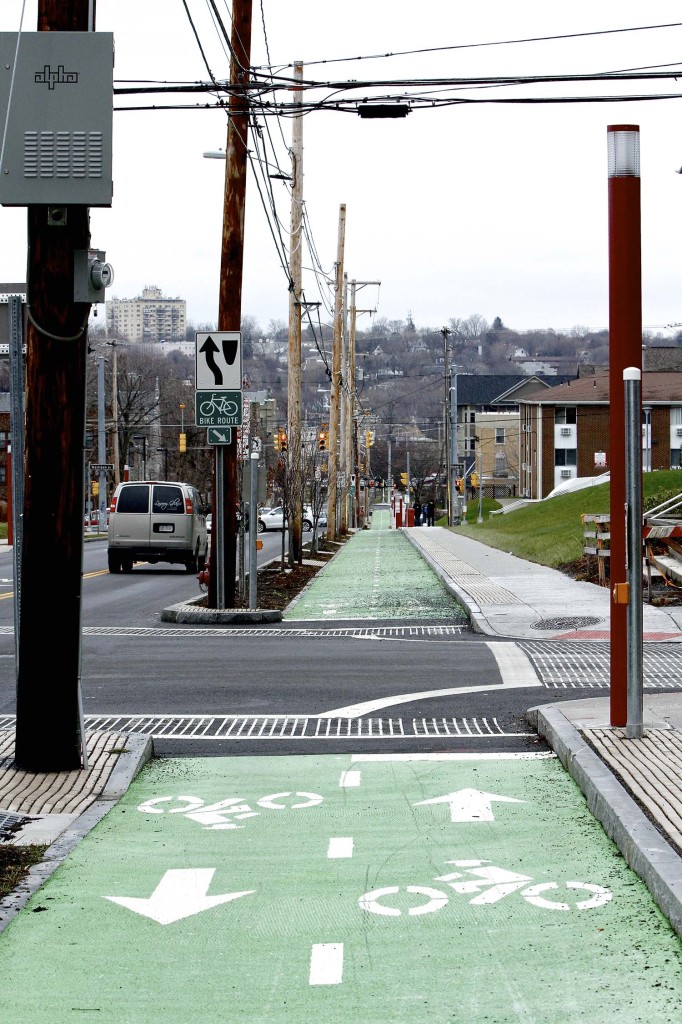 Bike lanes on University Ave