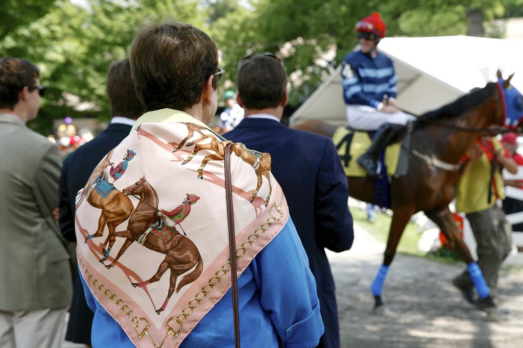 Paddock, Saratoga Race Track.