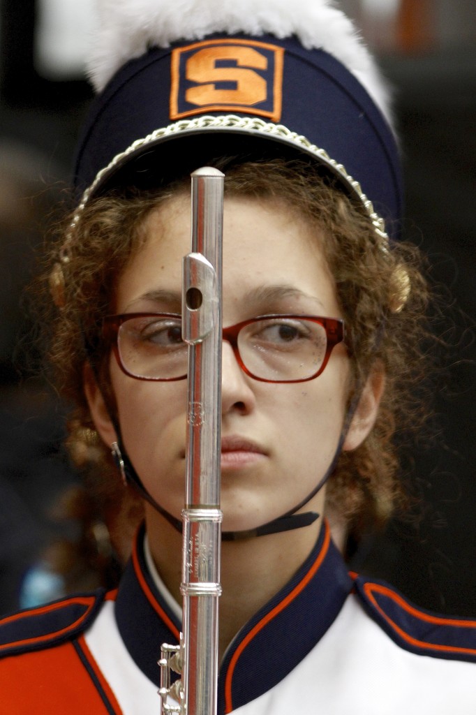 SU Marching Band performs in Super Bowl pregame