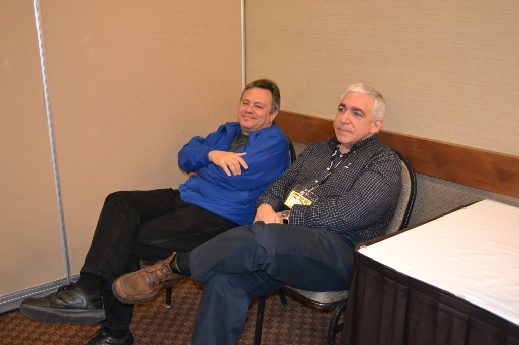 Programmers Rick Scheckman and Gerry Orlando plot the flicks that will screen during Cinefest 35.