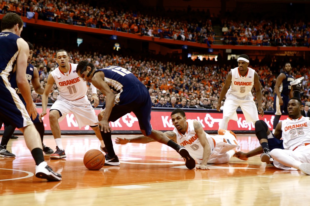 Slumping Orange win at Florida State, now heads to ACC tourney