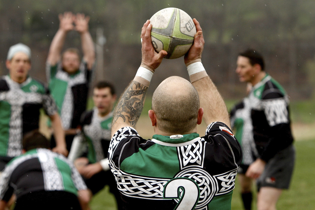 South Buffalo warm-up drill. Michael Davis Photo | Syracuse New Times 