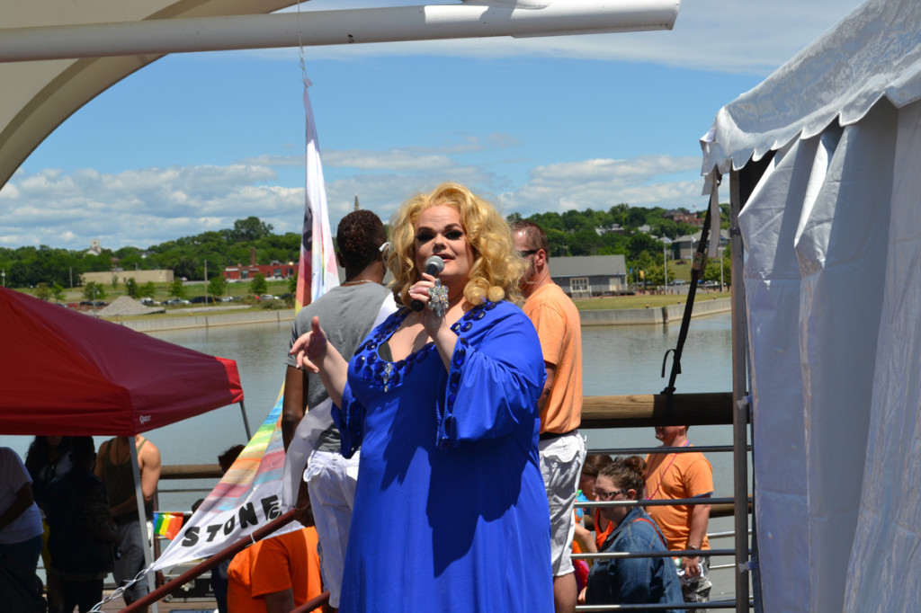 Darienne Lake. CNY Pride Festival.  Photo by Bill DeLapp | Syracuse New Times