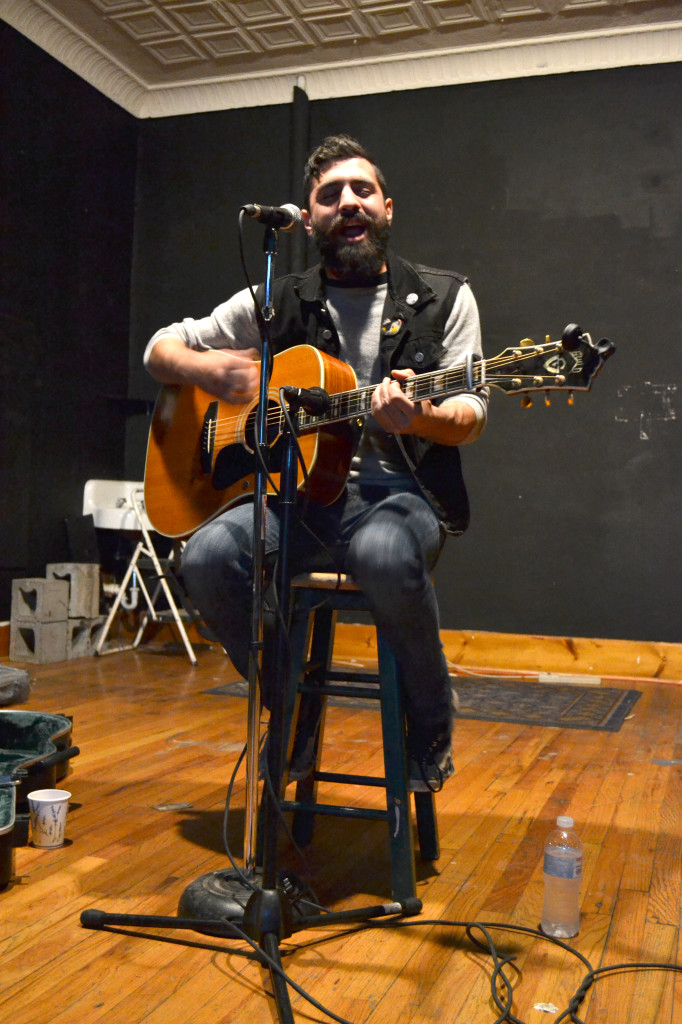 Rob Button performs at Badlands. Photo by Evan Bujold.