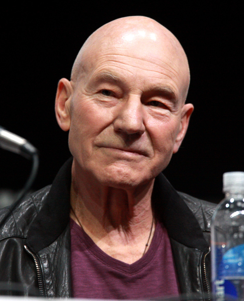 Patrick Stewart Photo: Gage Skidmore wikipedia.com