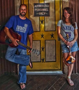 Brian Golden and Jessica Novak on the road.  Photo: Golden Novak Facebook Page. 