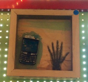 Thurston's "Handheld Mobile Device" | Photo by Leanna Garfield