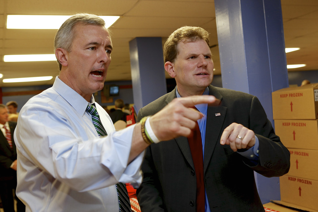 John Katko and Dan Maffei. Michael Davis Photo | Syracuse New Times