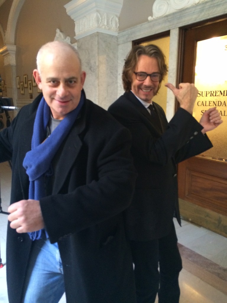 Jeff Kramer and Rick Springfield posing for a monumental photo.