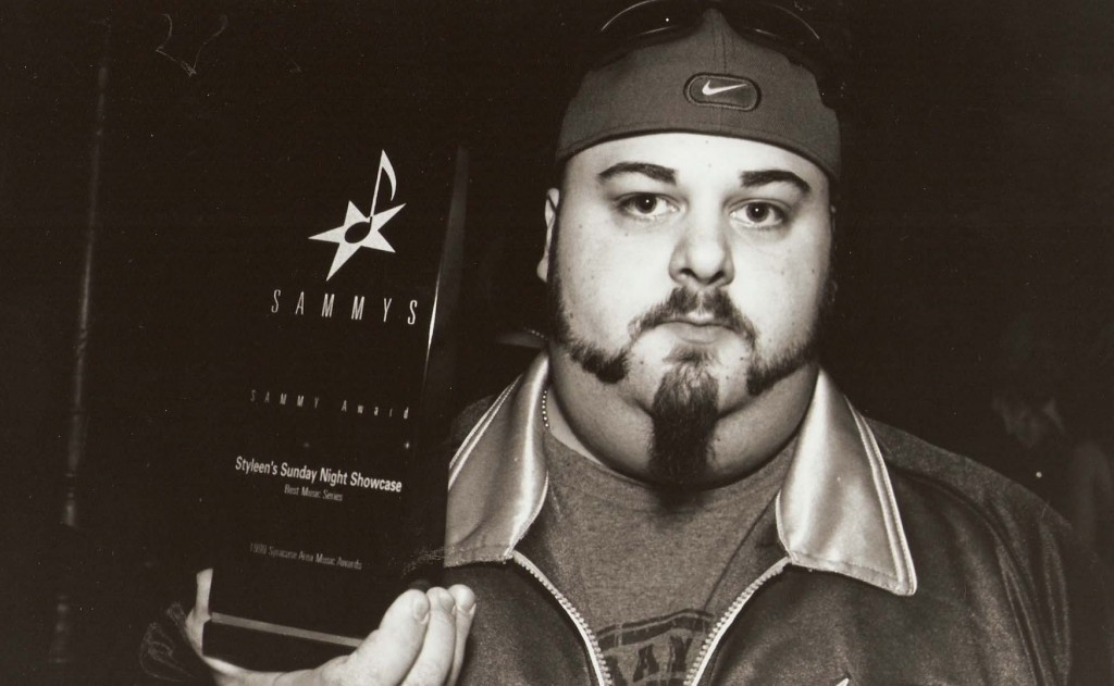 All members of the music industry--from stars in the spotlight to the backstage crew pushing equipment, to bartenders pouring the sauce--were eligible to vote in 34 categories. (Scott Dixon at the 1999 Sammy Awards.) 