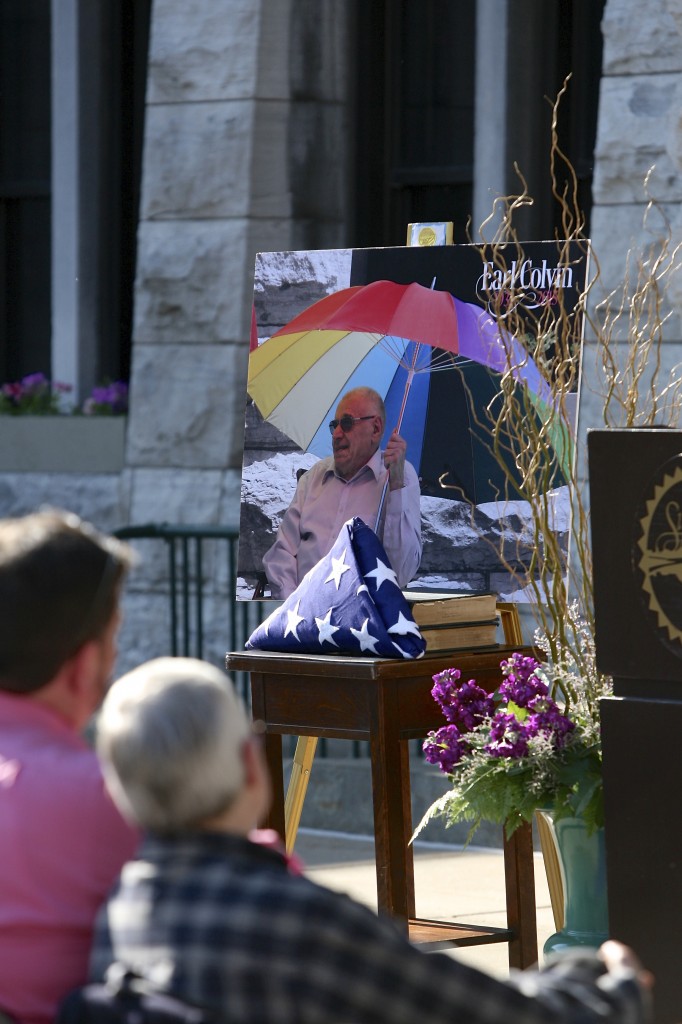 Earl Colvin City Hall Memorial. Michael Davis photo | Syracuse New Times