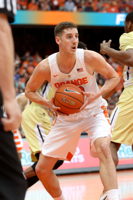 Tyler Lydon vs. Georgia Tech. Michael Davis photo | Syracuse New Times