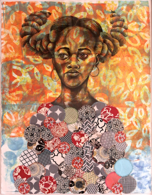 Denita Martin's "Quilted Angel," 2015. Michael Davis photo | Syracuse New Times