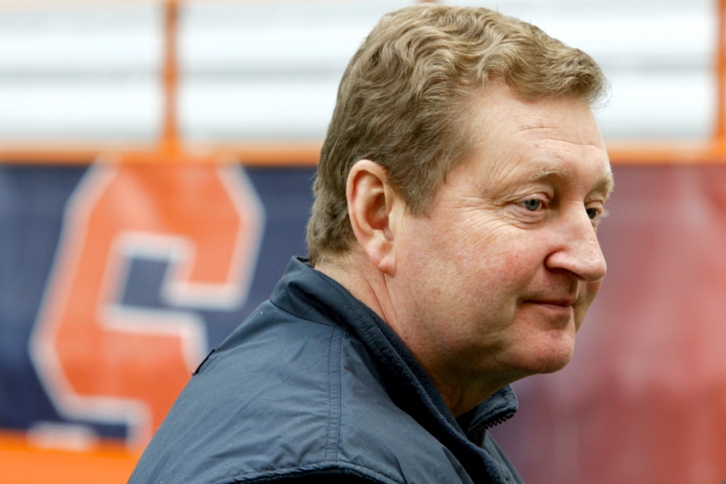 Syracuse University men's lacrosse coach John Desko.